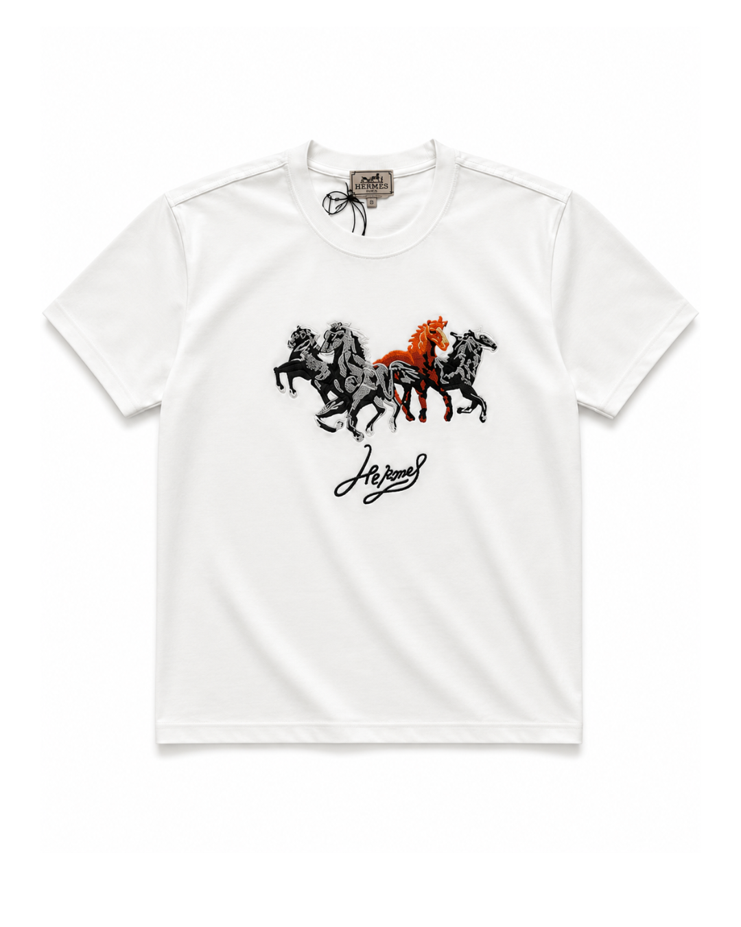 Hermès Horse Embroidery T-Shirt