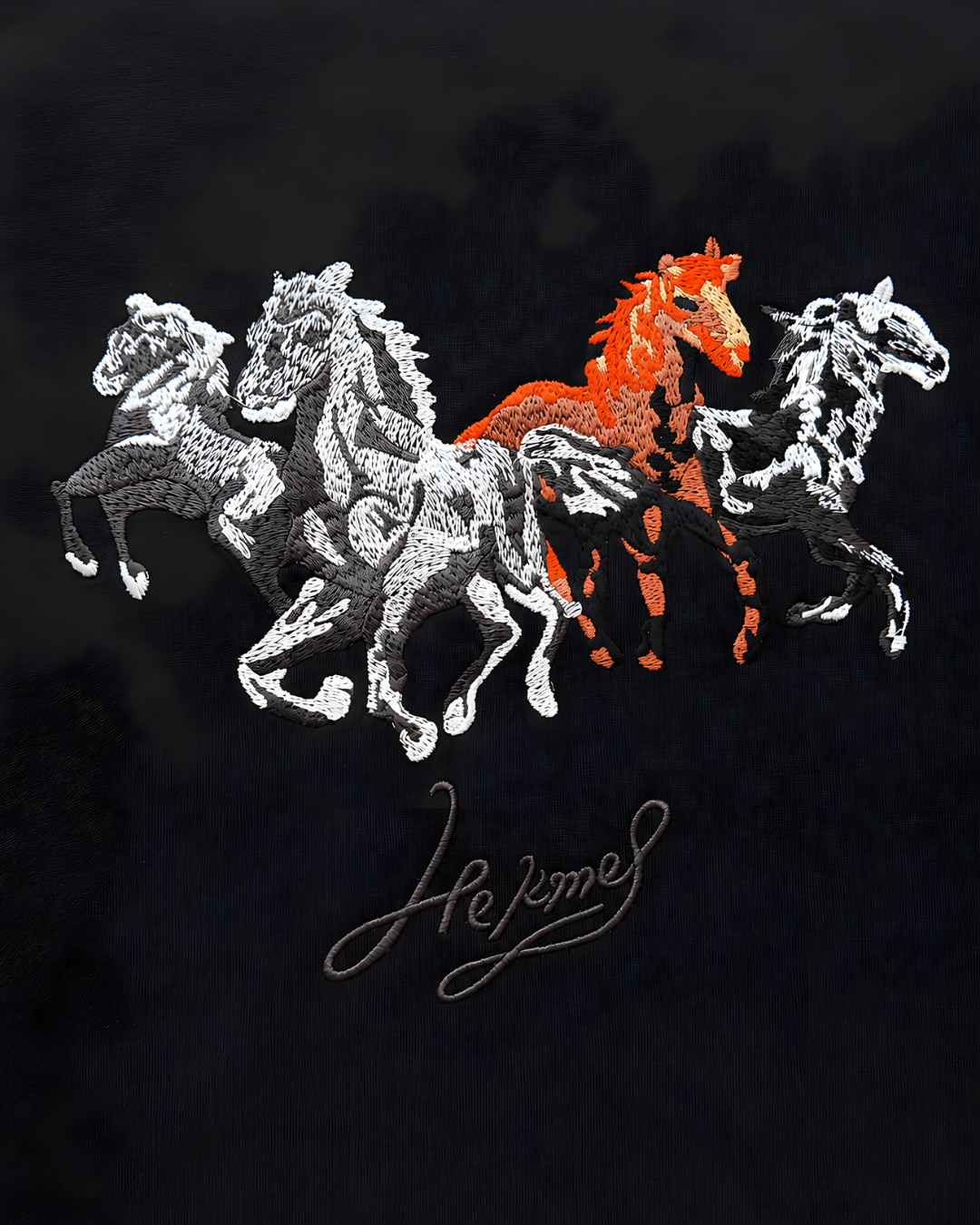 Hermès Horse Embroidery T-Shirt