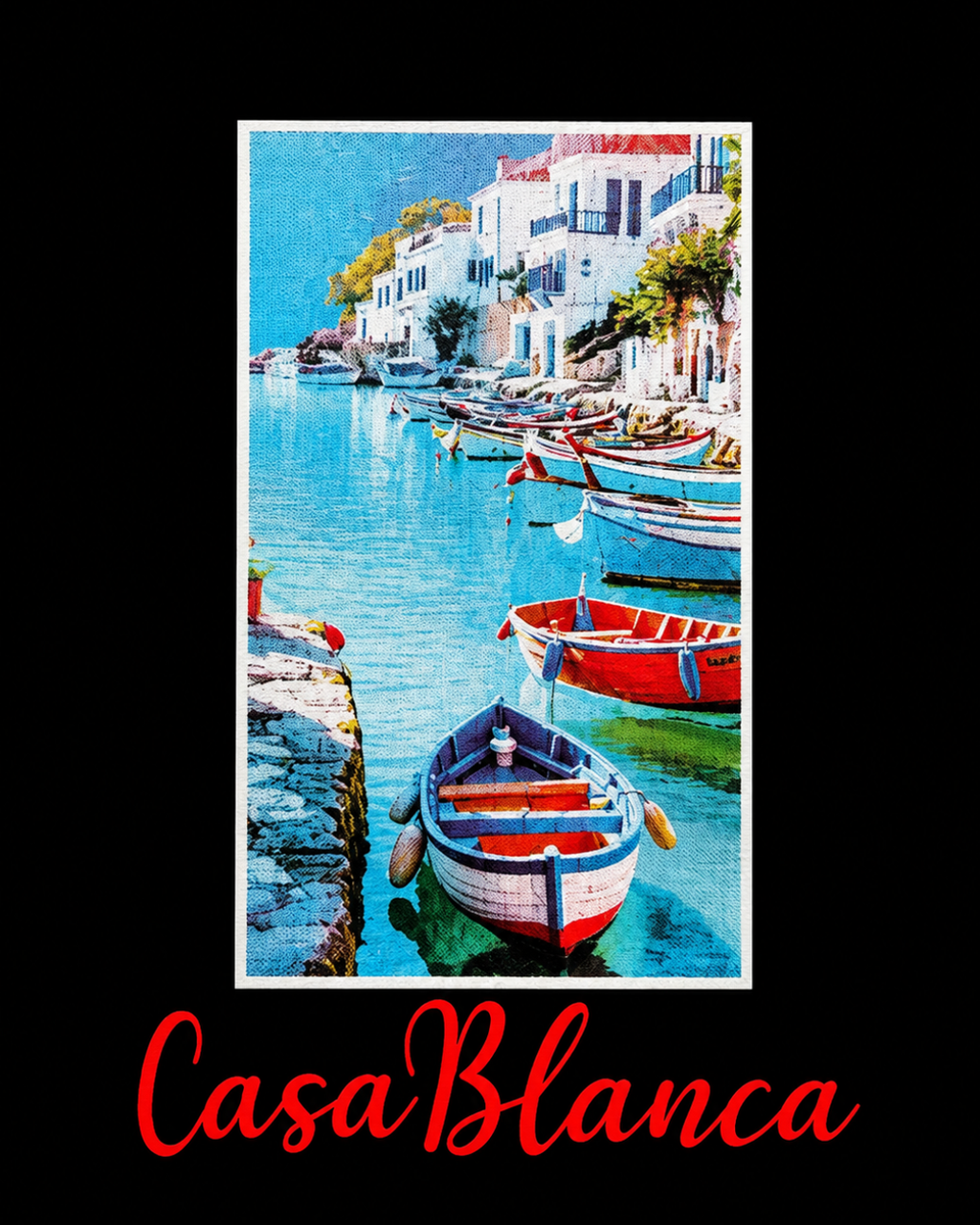 Casablanca Riviera Print T-Shirt