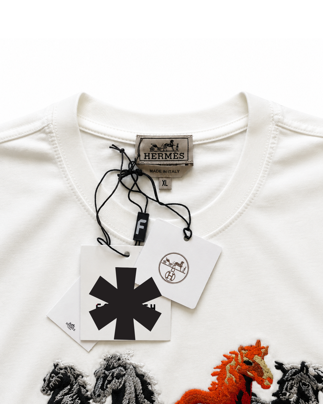 Hermès Horse Embroidery T-Shirt